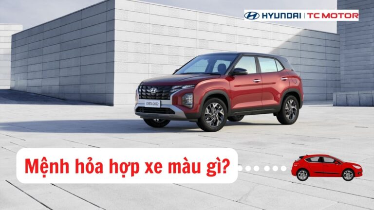 Mệnh Hỏa Hợp Xe Màu Gì